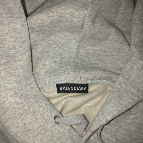 Balenciaga 2018 Grey Campaign Hoodie - Picture 3 of 4